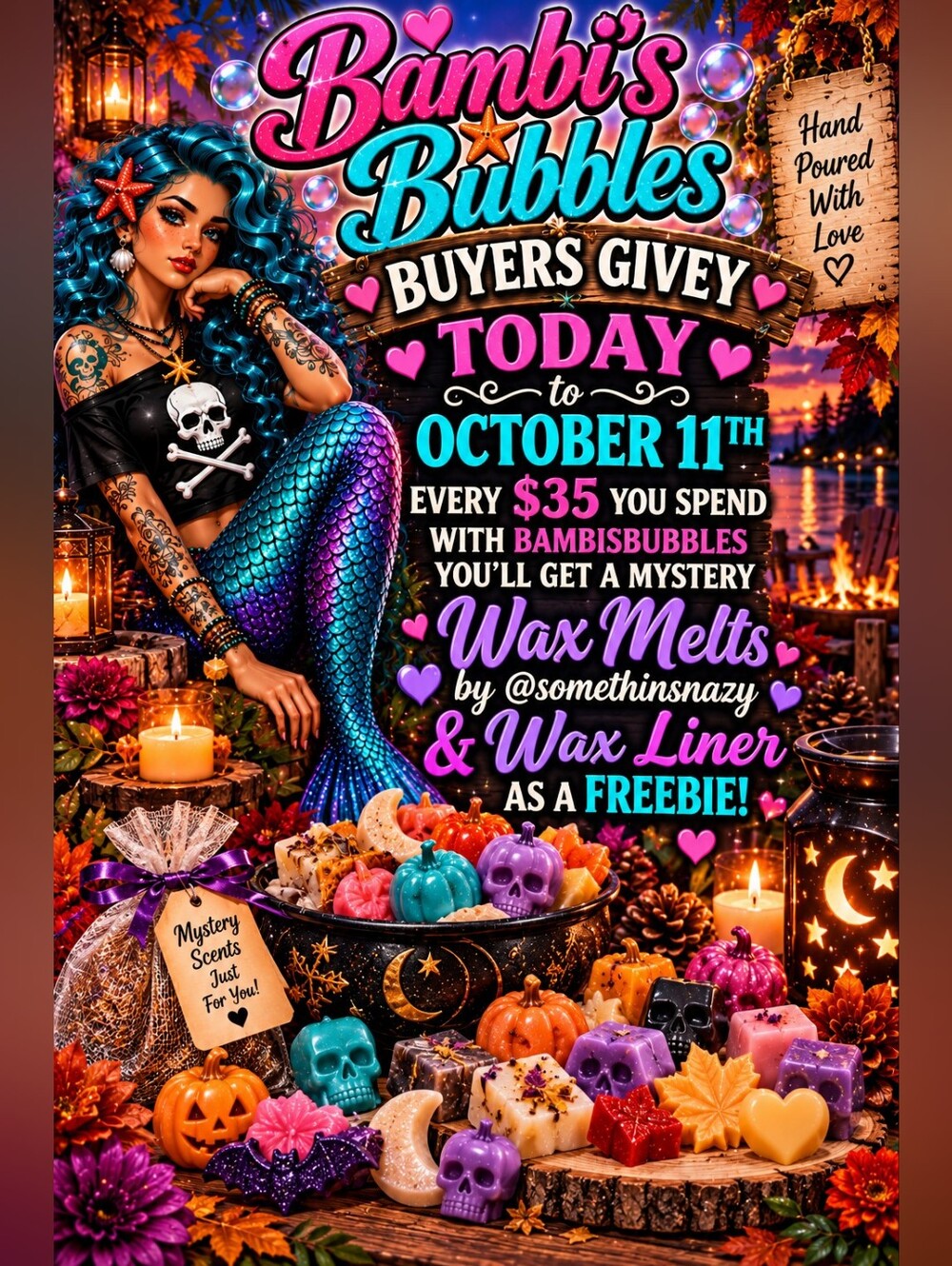 Now To October 11th Every $35 You Spend With Me Get A Freebie